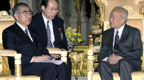 Sihanouk thanks Japan for aid